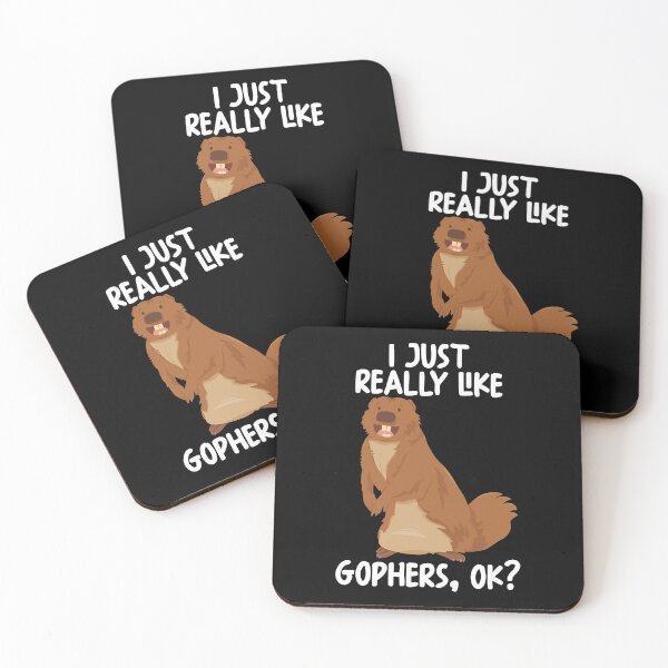 Item preview, I Just Really Like gophers Ok? designed and sold by GabbyKash.