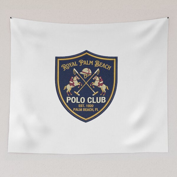 Item preview, Palm Beach Polo Crest – Florida Equestrian Vintage Emblem designed and sold by Maisonsucces.