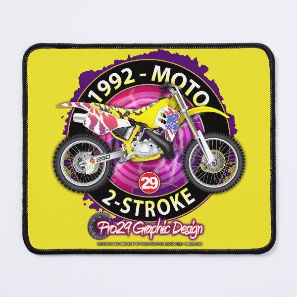 Item preview, 250CC 2-Stroke Motocross Dirt Bike Art designed and sold by Pro29Graphics.