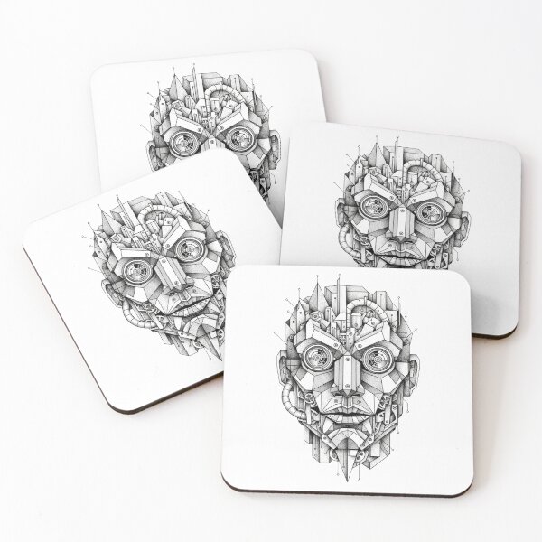 Item preview, Geometric Clockwork Face Blueprint designed and sold by CRich808Designs.