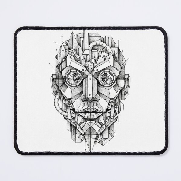 Item preview, Geometric Clockwork Face Blueprint designed and sold by CRich808Designs.