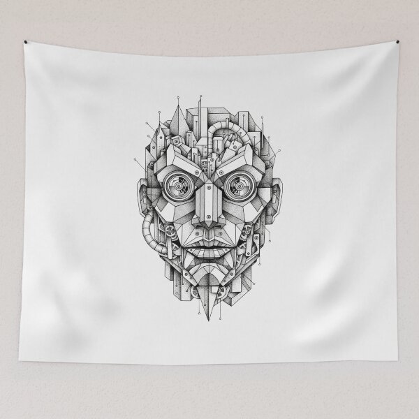 Item preview, Geometric Clockwork Face Blueprint designed and sold by CRich808Designs.