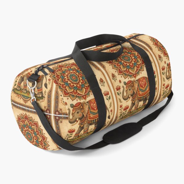 Item preview, Royal Indian Elephant Mandala Wall Art – Traditional Folk Decor Print designed and sold by Fashionhouse360.