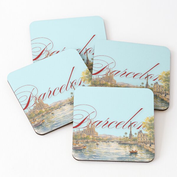 Item preview, Barcelona Watercolor  designed and sold by MatthewHeights.