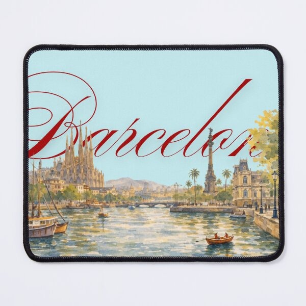 Item preview, Barcelona Watercolor designed and sold by MatthewHeights.