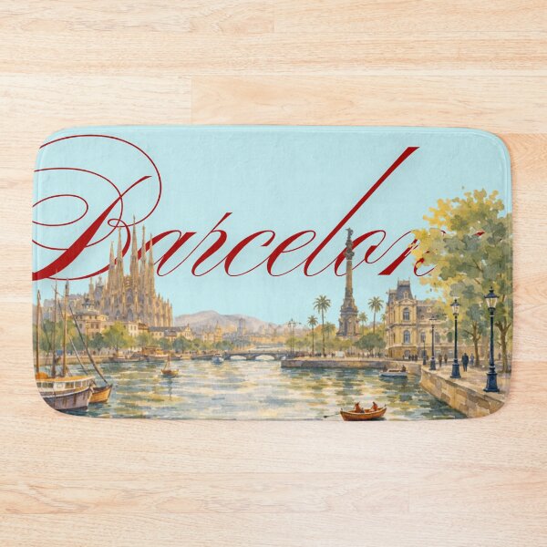Item preview, Barcelona Watercolor  designed and sold by MatthewHeights.