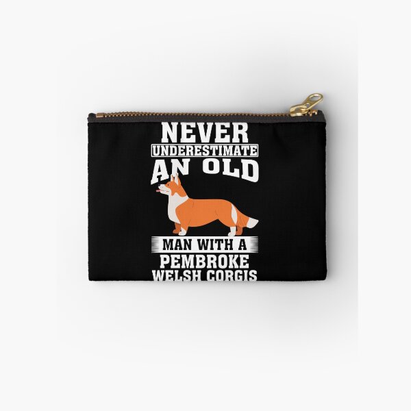 Item preview, Never Underestimate an Old Man with Pembroke Welsh Corgis designed and sold by CosmoKitsch.