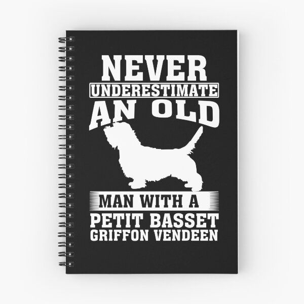 Item preview, Never Underestimate an Old Man with Petit Basset Griffon Vendeen designed and sold by CosmoKitsch.