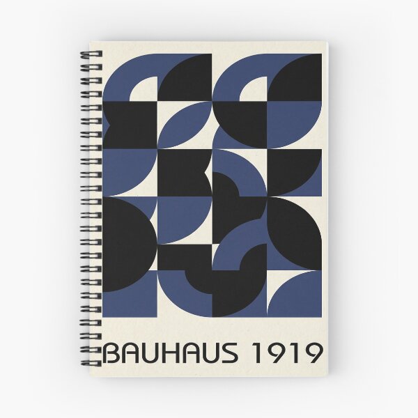 Item preview, Bauhaus 1919 Blue Geometric Minimal designed and sold by AliveStyle.