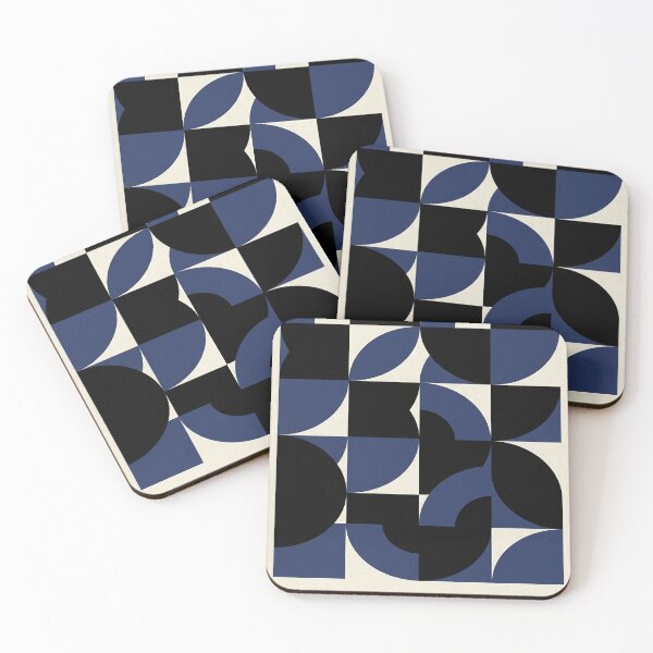 Item preview, Bauhaus 1919 Blue Geometric Minimal designed and sold by AliveStyle.