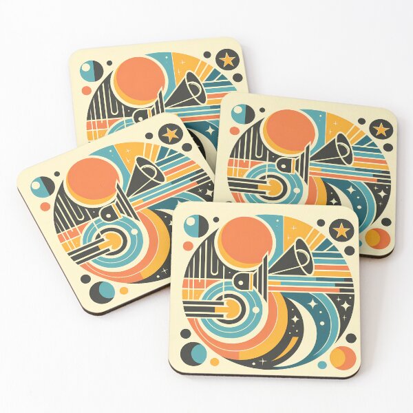 Item preview, Retro Megaphone Letterform Geometric Design designed and sold by InkSmithery.
