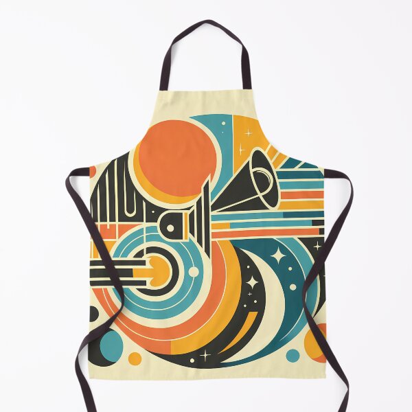 Item preview, Retro Megaphone Letterform Geometric Design designed and sold by InkSmithery.