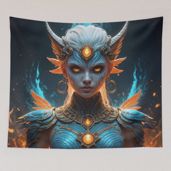 Item preview, Daughter of the Elements in the Crown of Starfire designed and sold by KunstGeist.
