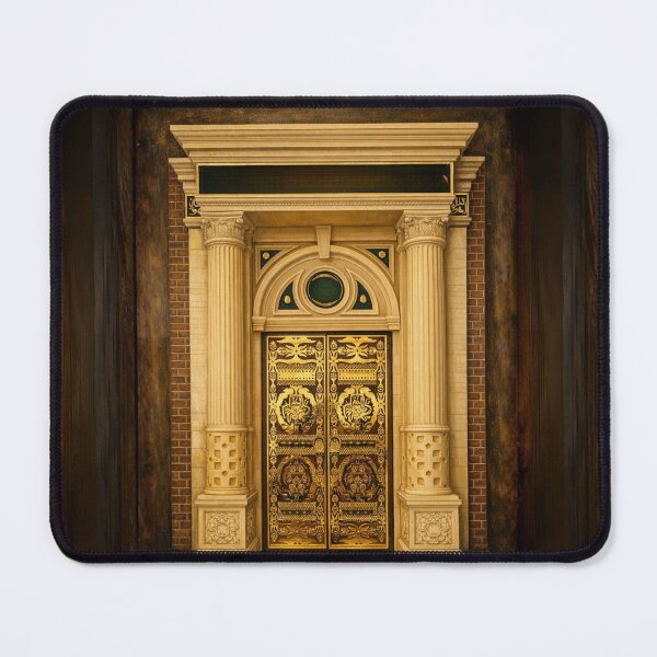 Item preview, Sacred Golden Mosque Door (V.2) – Makkah & Madina Inspired Islamic Architecture designed and sold by D-Islamic.