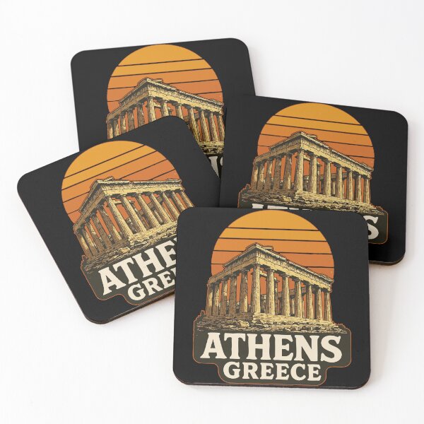Item preview, Ancient Athens Greece Retro Vintage Travel designed and sold by TomFrontierArt.