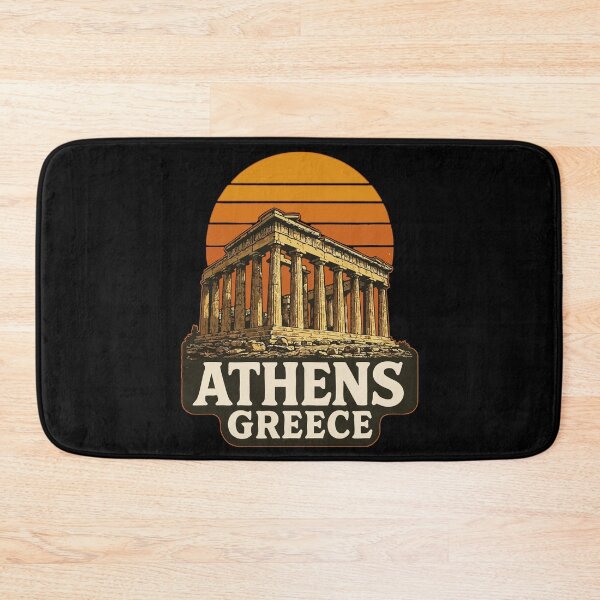 Item preview, Ancient Athens Greece Retro Vintage Travel designed and sold by TomFrontierArt.