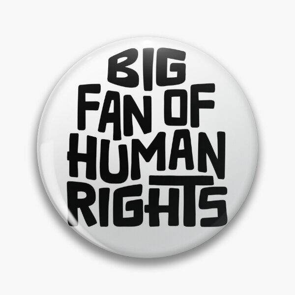 Item preview, Big Fan of Human Rights Word Art designed and sold by Unhinged Heather.