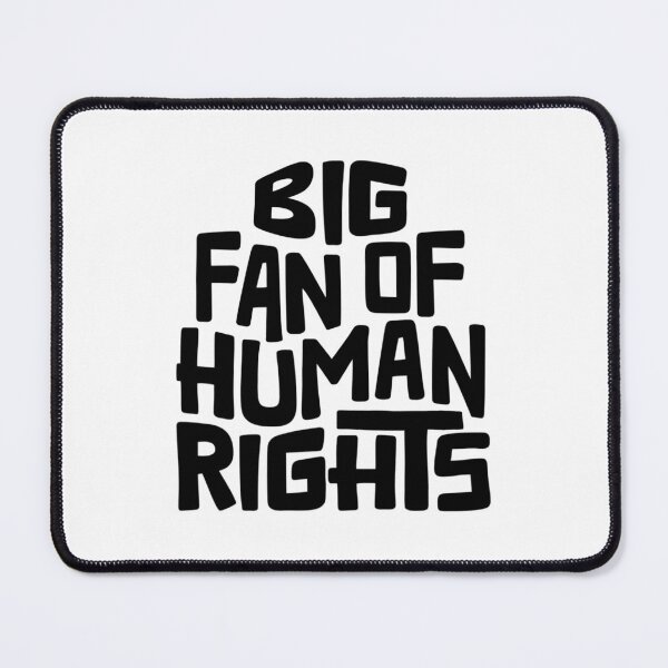 Item preview, Big Fan of Human Rights Word Art designed and sold by Unhinged Heather.