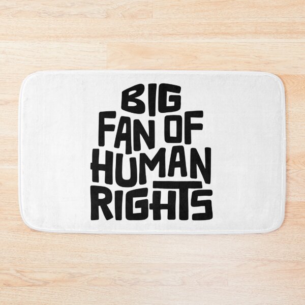 Item preview, Big Fan of Human Rights Word Art designed and sold by Unhinged Heather.