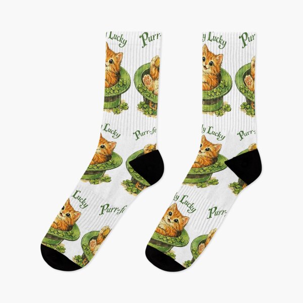 Item preview, Purr-fectly Lucky - Cute St. Patrick's Day Cat designed and sold by DigitalGlade.
