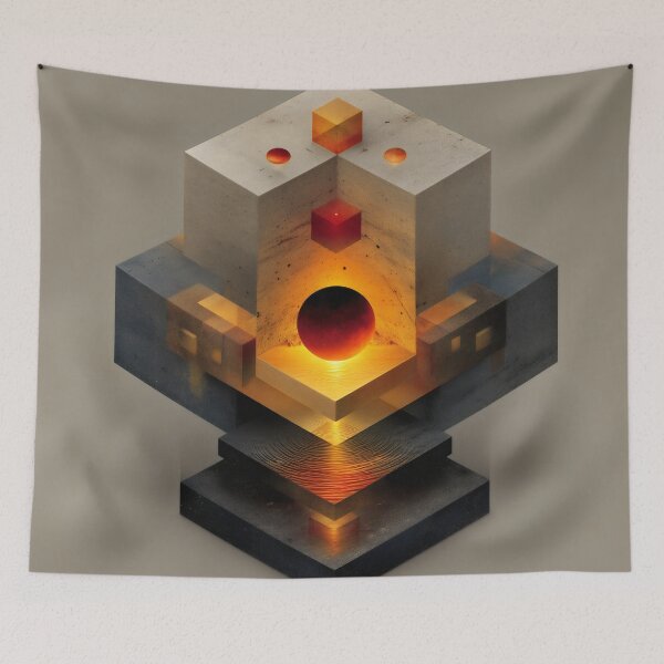 Item preview, Amber Geometric Light Structure designed and sold by LuminousFoundry.