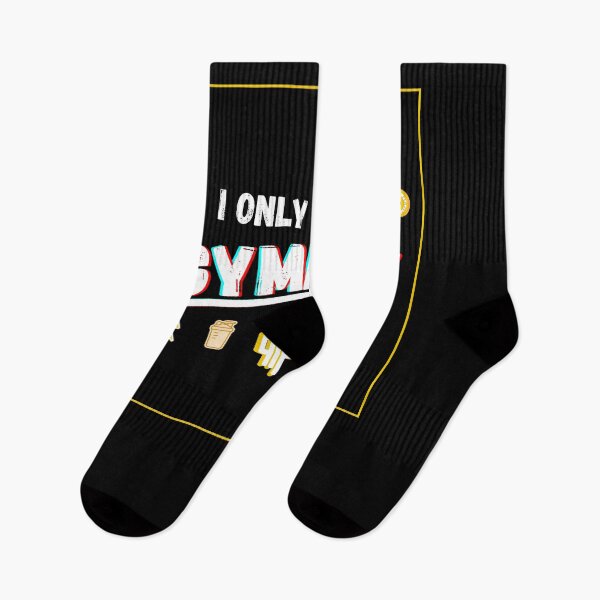 Item preview, I only speak Gymnish | GYM Motivational Fitness Quote Design designed and sold by Mouad-Doadi.