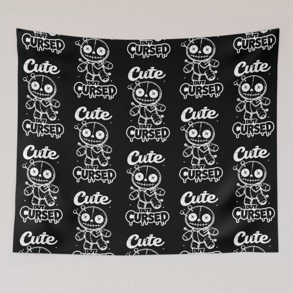 Item preview, Cute But Cursed Voodoo Doll White designed and sold by Skulls & Calaveras.