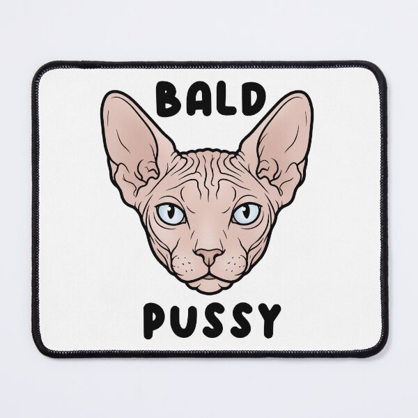 Item preview, Bald pussy sphynx cat sticker funny meme designed and sold by ButterflyKissCollab.