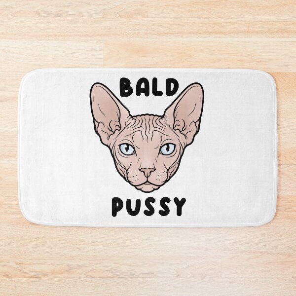Item preview, Bald pussy sphynx cat sticker funny meme designed and sold by ButterflyKissCollab.