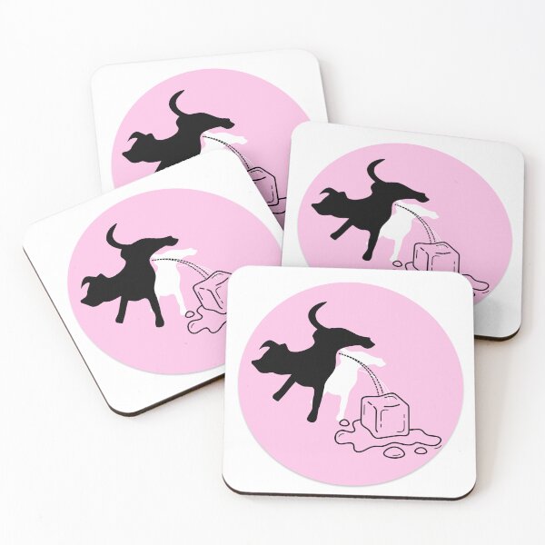 Item preview, Melt I C E Dog Whiz Pink Background designed and sold by LilWildflowers.