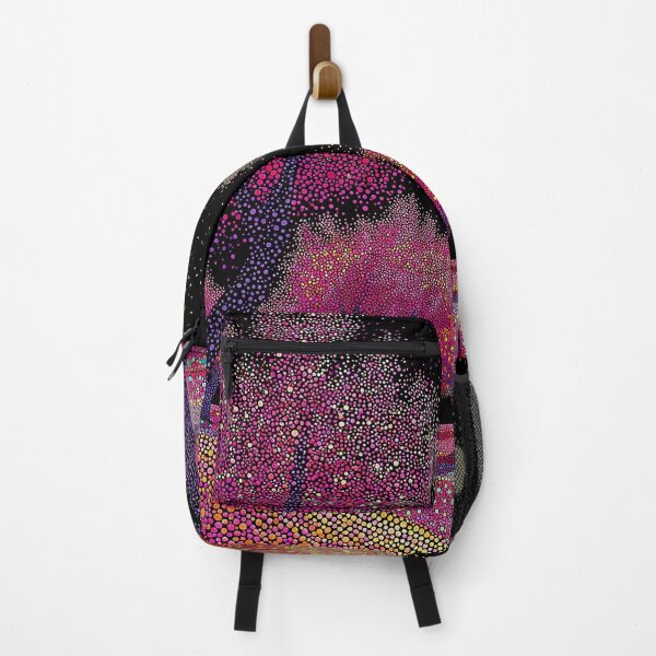 Item preview, Nightime Pink Tree Landscape designed and sold by Neika Shimm Designs.