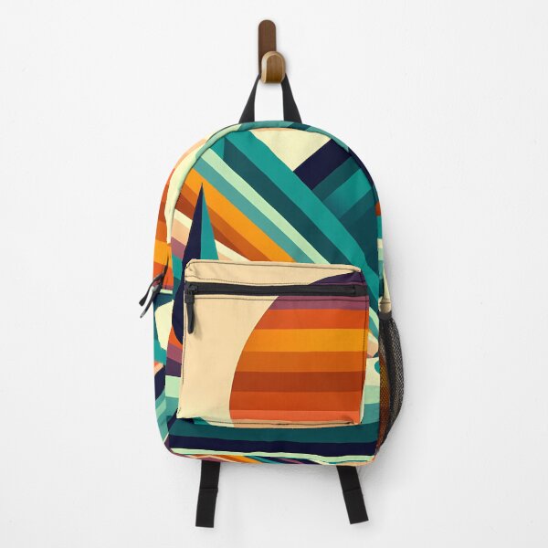 Item preview, Geometric Mountain Sunset Landscape designed and sold by InkSmithery.