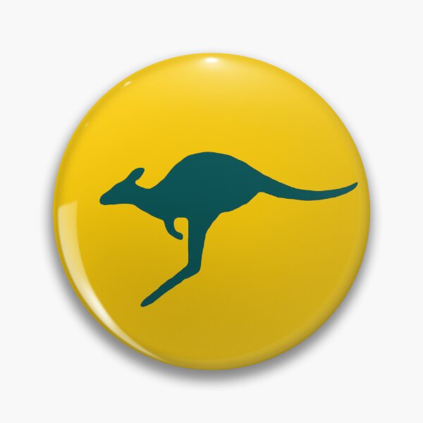 Item preview, Green and gold Kangaroo Australia designed and sold by Kangaroo Sun.