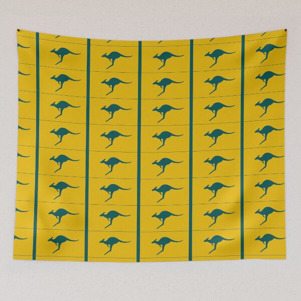 Item preview, Green and gold Kangaroo Australia designed and sold by Kangaroo Sun.
