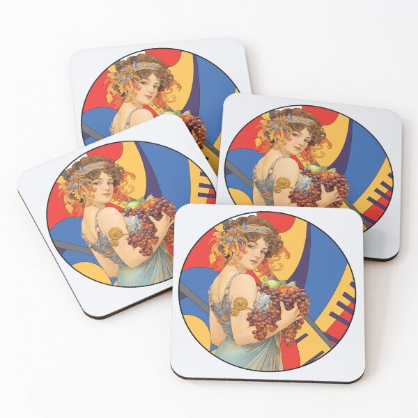 Aperçu de l'œuvre Déesse des fruits Art Nouveau créée et vendue par Analog Aura .