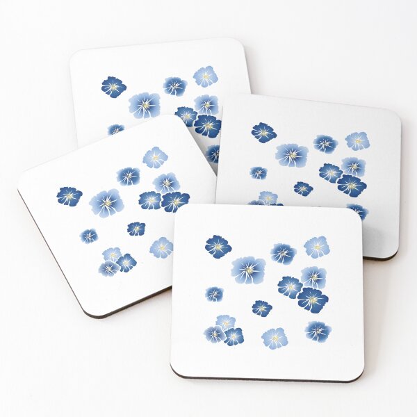 Item preview, Falling blue Cherry Blossom Sticker designed and sold by spiewolf.