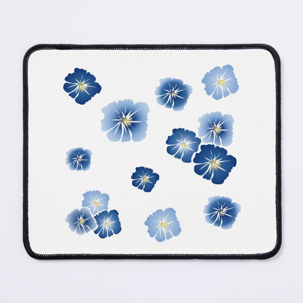 Item preview, Falling blue Cherry Blossom Sticker designed and sold by spiewolf.