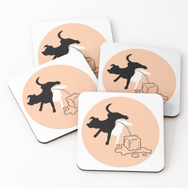 Item preview, Melt I C E Dog Whiz Peach Background designed and sold by LilWildflowers.