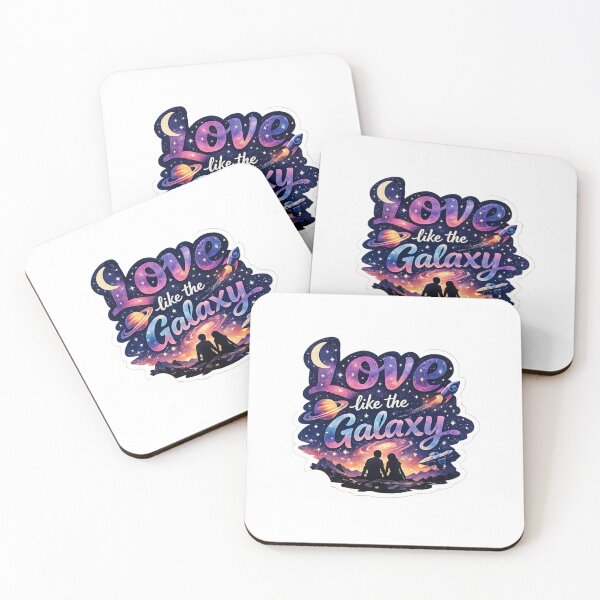 Item preview, Love Like the Galaxy Cosmic Romance  Space Love Starry Night Couples Gift Valentine  designed and sold by AlienTechs.