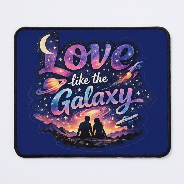 Item preview, Love Like the Galaxy Cosmic Romance Space Love Starry Night Couples Gift Valentine designed and sold by AlienTechs.