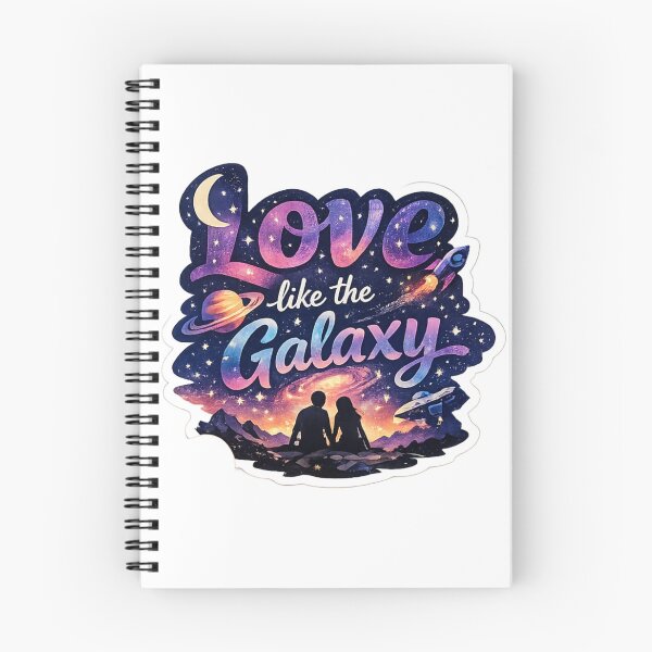 Item preview, Love Like the Galaxy Cosmic Romance  Space Love Starry Night Couples Gift Valentine  designed and sold by AlienTechs.