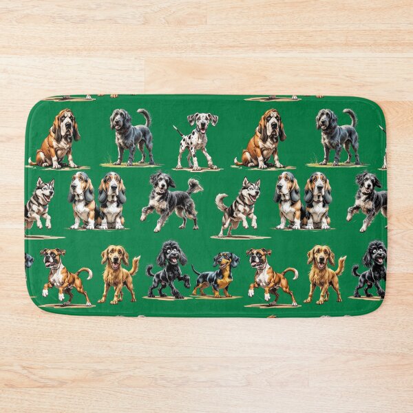 Item preview, Scruffy Dogs Pattern – Shabby Dog Illustration designed and sold by PAPIRO SIGLO XXI.