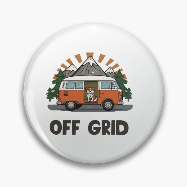 Item preview, OFF GRID Camper Van Design – Cute Van Life Dog Adventure Camping Summer Graphic design designed and sold by HOODYBUDSTYLES.