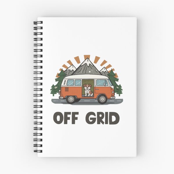 Item preview, OFF GRID Camper Van Design – Cute Van Life Dog Adventure Camping Summer Graphic design designed and sold by HOODYBUDSTYLES.