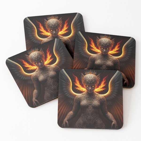 Item preview, Guardian of the Eternal Flame: Born from Ashes and Light designed and sold by KunstGeist.