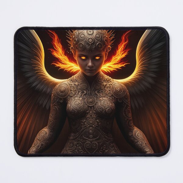 Item preview, Guardian of the Eternal Flame: Born from Ashes and Light designed and sold by KunstGeist.