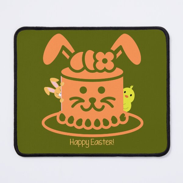 Item preview, Cute Easter Bunny Cake - Happy Easter Kawaii Spring Design. designed and sold by LunaPrintCo.