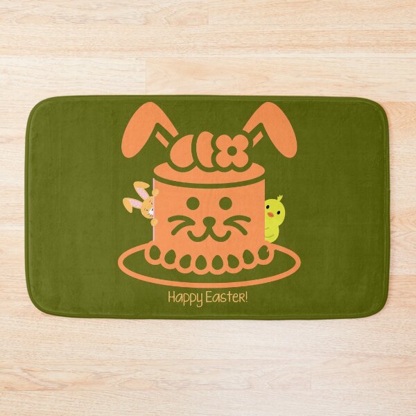 Artikelvorschau, Cute Easter Bunny Cake - Happy Easter Kawaii Spring Design. entworfen und verkauft von LunaPrintCo.
