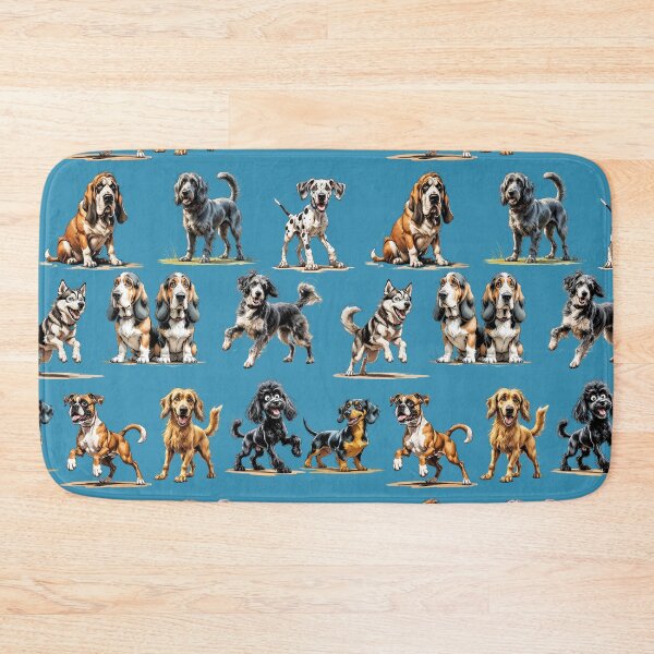 Item preview, Shabby Dogs Pattern – Scruffy Dog Illustration designed and sold by PAPIRO SIGLO XXI.