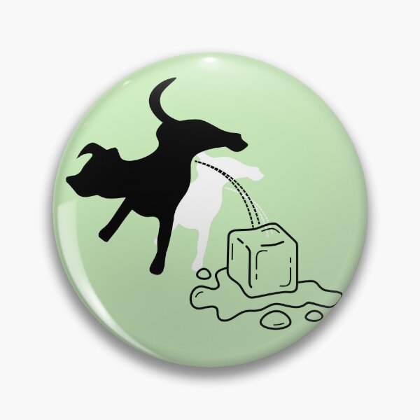 Item preview, Melt I C E Dog Whiz Light Green Background designed and sold by LilWildflowers.